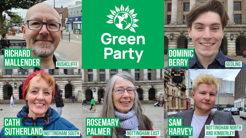 Nottingham Green Party Welcomes General Election with Full Slate of Candidates